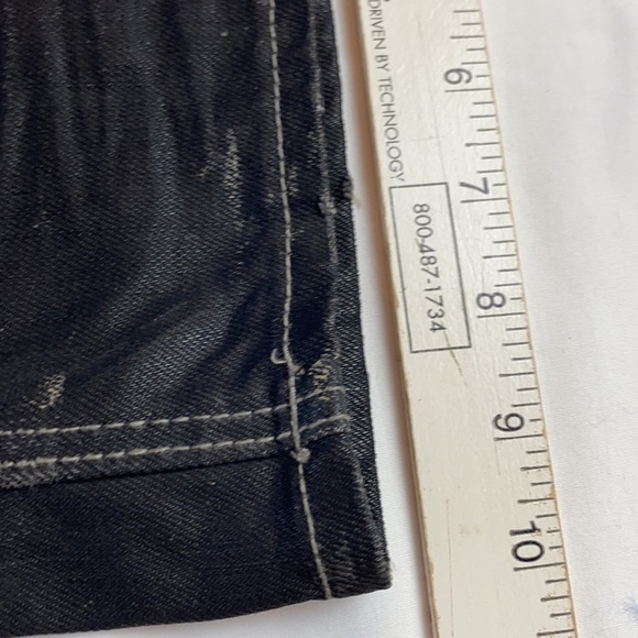 Born Fly Co button fly straight leg jeans SZ 40 - Picture 12 of 13